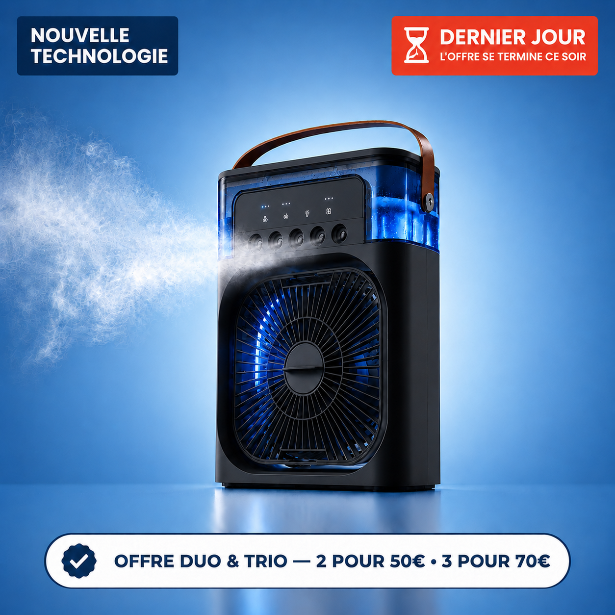 AirFresh — Refroidisseur d'Air Portable avec Brumisation