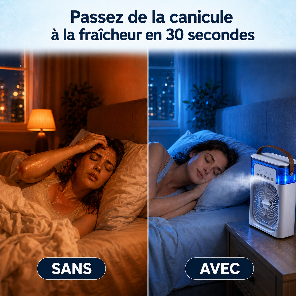 AirFresh — Refroidisseur d'Air Portable avec Brumisation