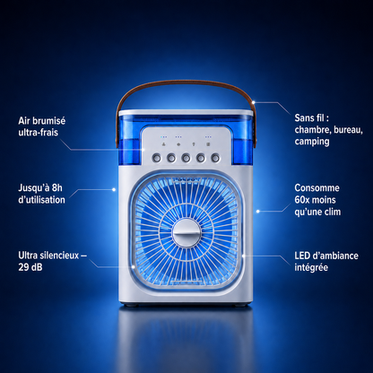 AirFresh — Refroidisseur d'Air Portable avec Brumisation